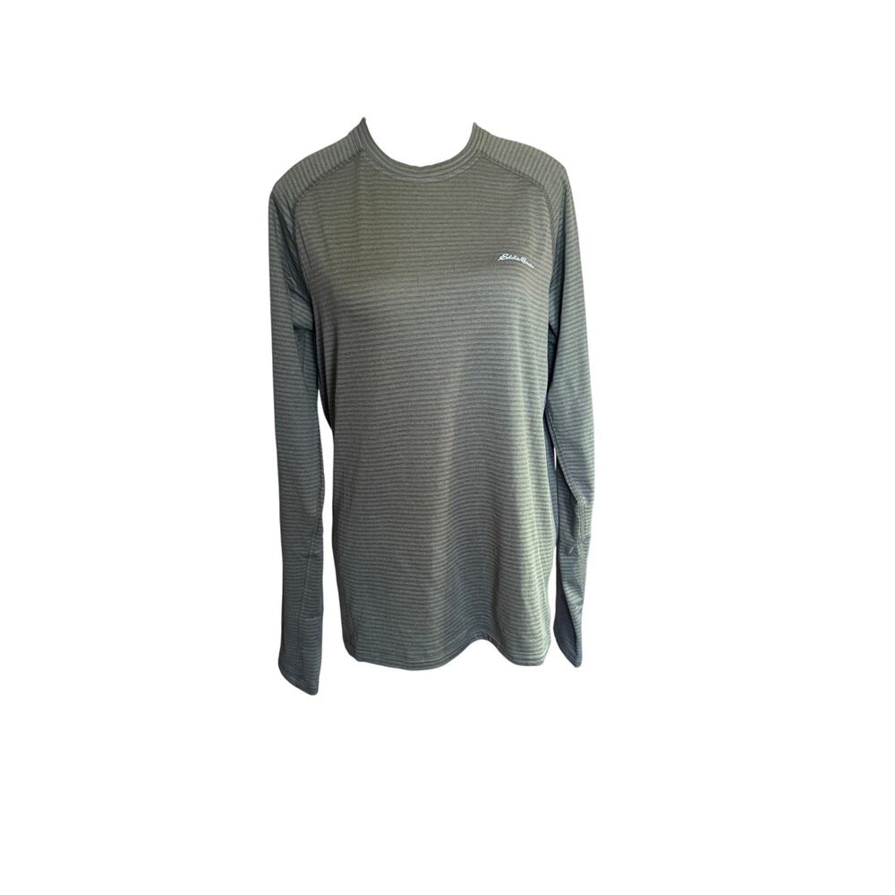 Eddy Bower Men's High Route Grid Air Long-Sleeve Crew small green nwt
